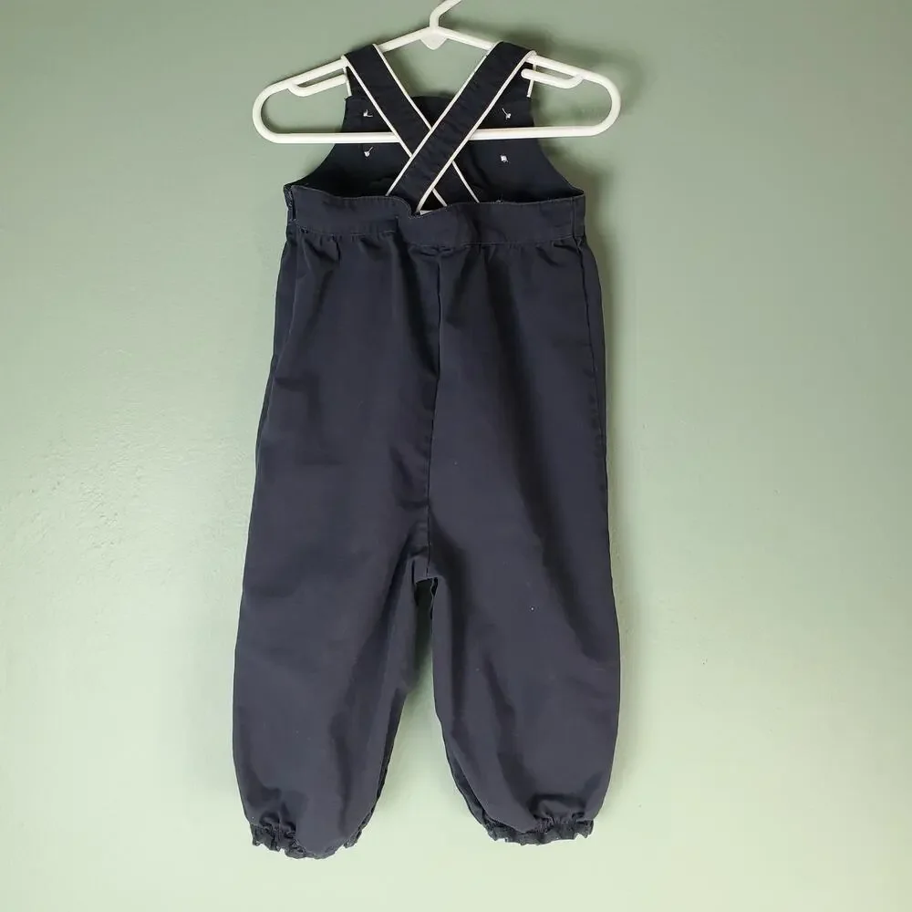 Gymboree Bon Voyage Toddler Girl Blue Anchor Heart Longall Size 18-24M